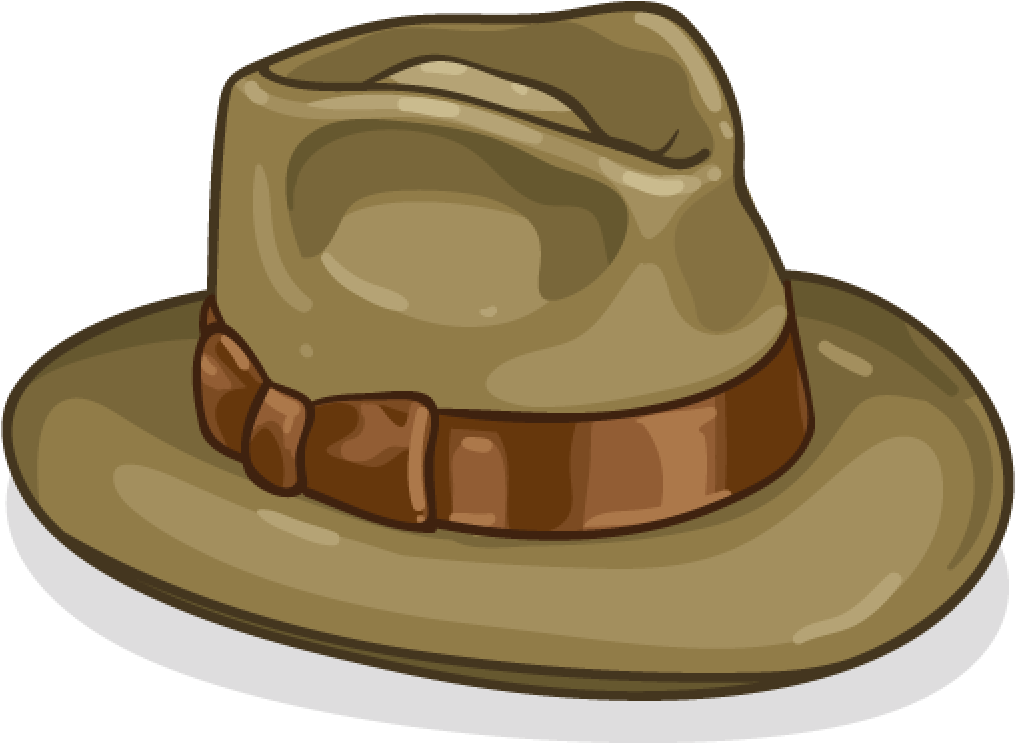 Fedora Clipart (1024x1024), Png Download