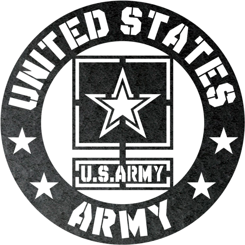United States Army Metal Wall Art Clipart (1024x1024), Png Download