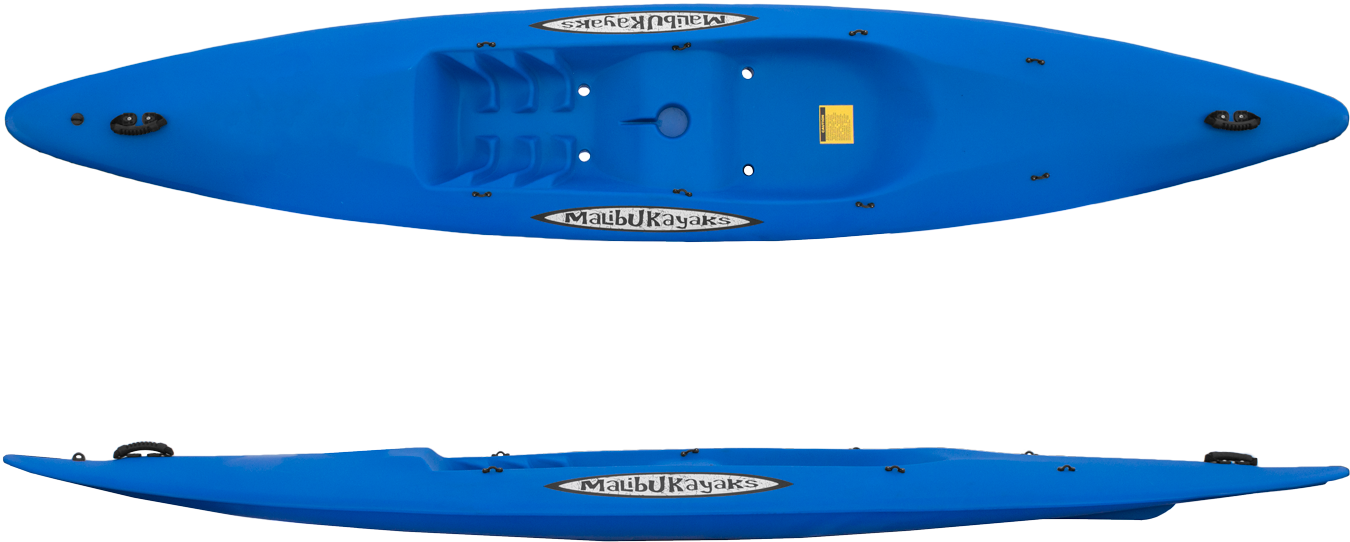3 4 Blue Recreational Kayak Clipart (1500x1050), Png Download