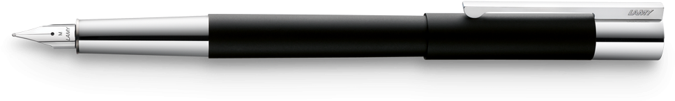 Lamy Scala Black Fountain Pen M Clipart (980x450), Png Download