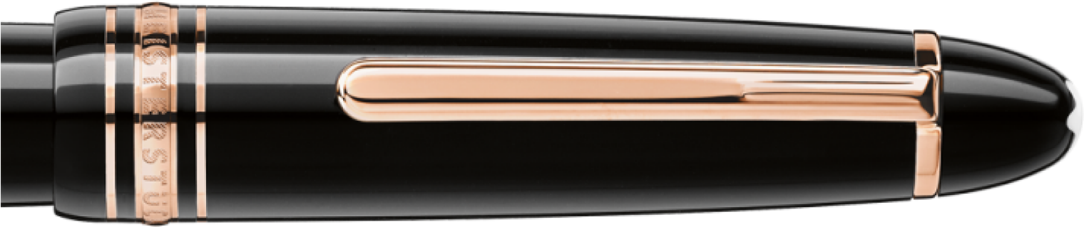 Montblanc Meiserstuck Legrand Red Gold Vulpen Clipart (1600x1600), Png Download