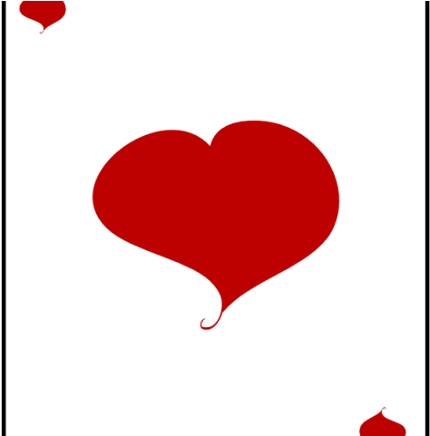 Ace Card Clipart Hart - Png Download (640x480), Png Download