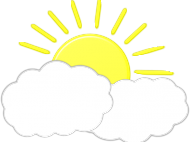 Cloud Clipart Sun - Png Download (640x480), Png Download
