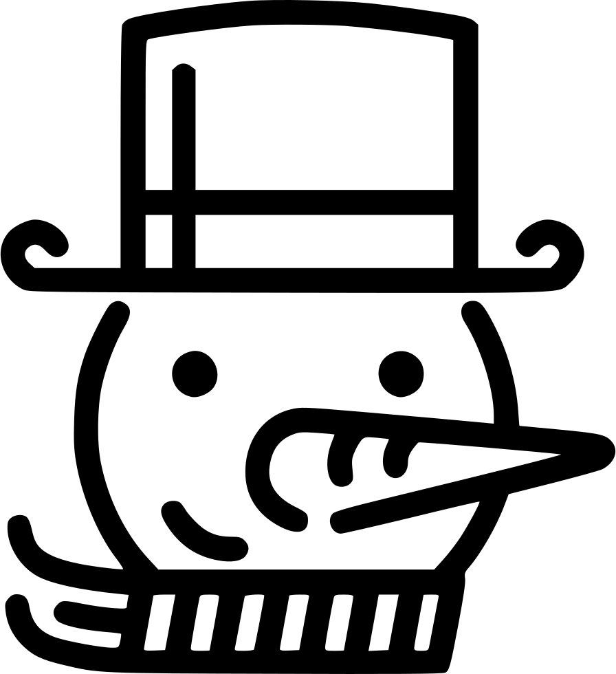 Snowman Comments Clipart (896x980), Png Download