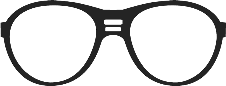 Gentle Glasses Stamp Clipart (800x800), Png Download