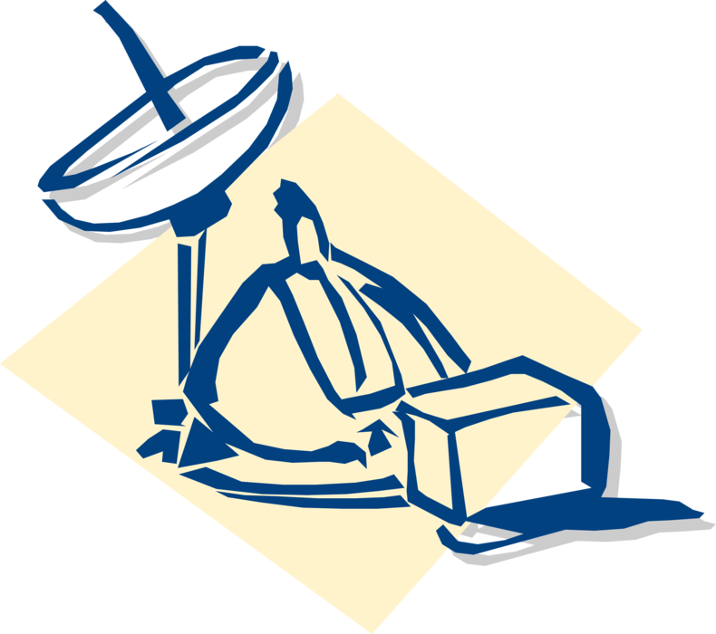 Vector Illustration Of Business Telecommunications Clipart (790x700), Png Download