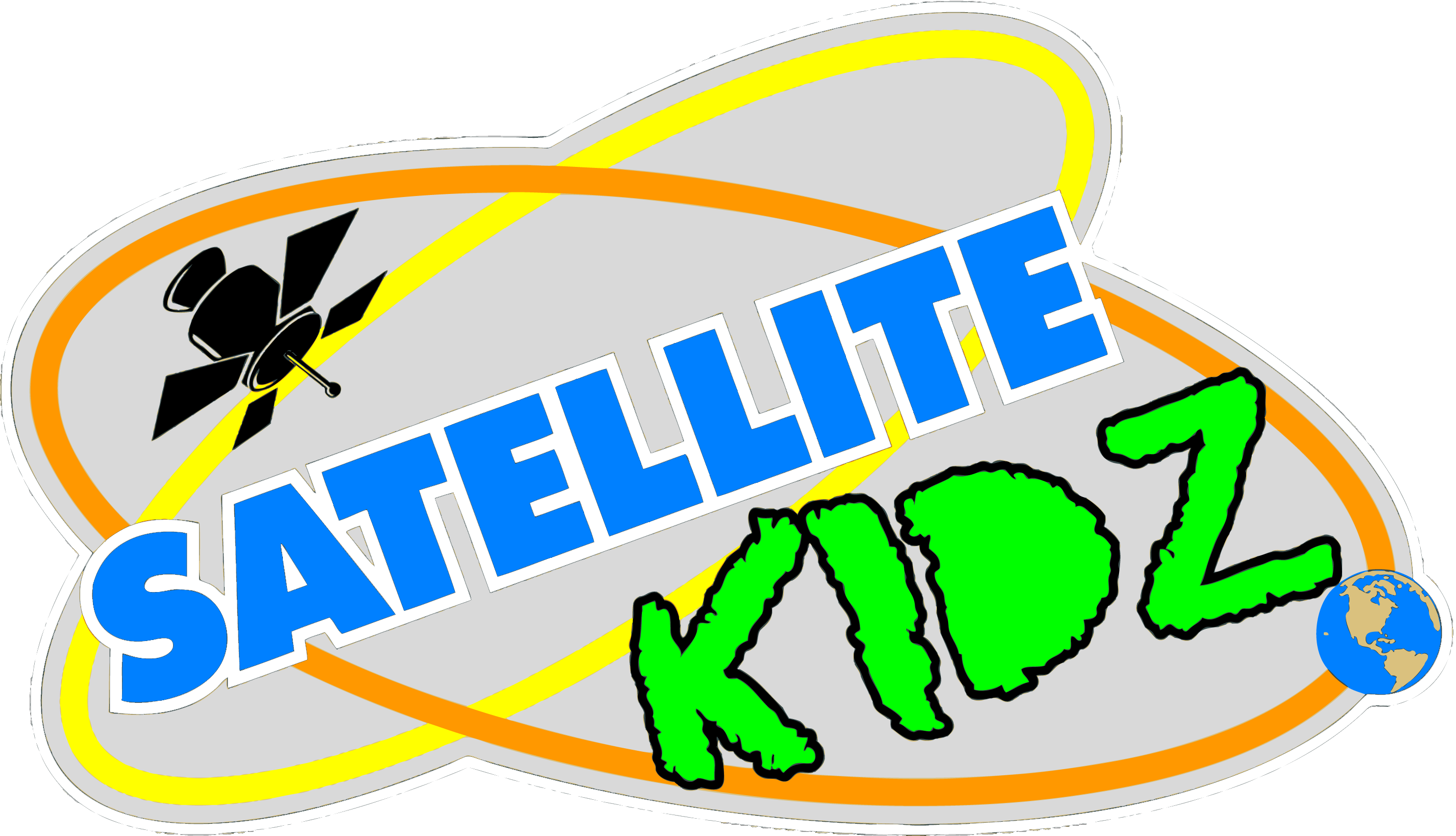 Satellite Kids Clipart (2852x1638), Png Download