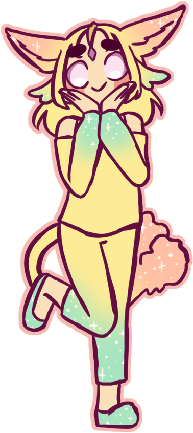 "🌺jin And Lemur Art Shop🌺" Clipart (427x854), Png Download