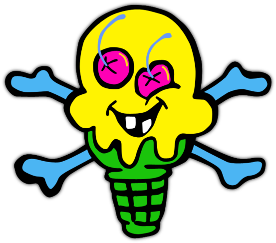 Gucci Mane Ice Cream Drawing Png Clipart (900x900), Png Download