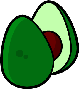 Lil Avocado Clipart (618x618), Png Download
