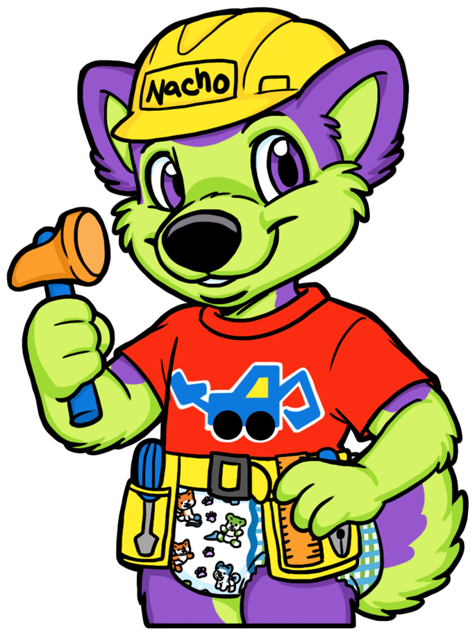 Lil Builder Nacho Marci Sticker Clipart (960x976), Png Download