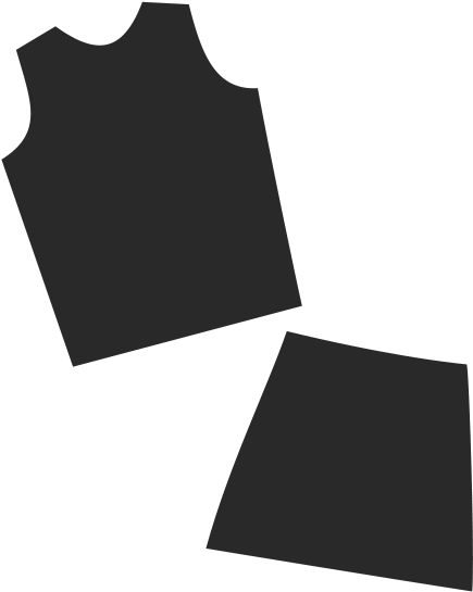 Double Knit Uniform Fit Kit Clipart (480x700), Png Download