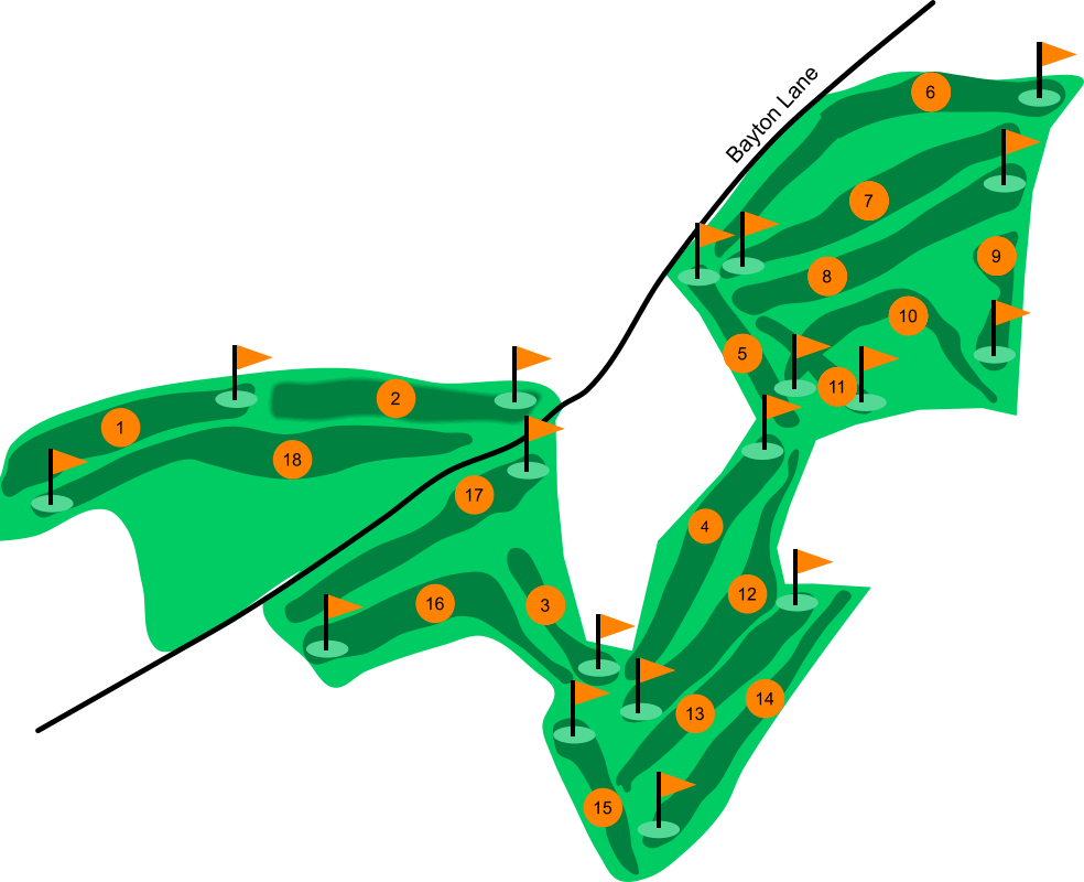 Course Tour - Clipart (984x800), Png Download