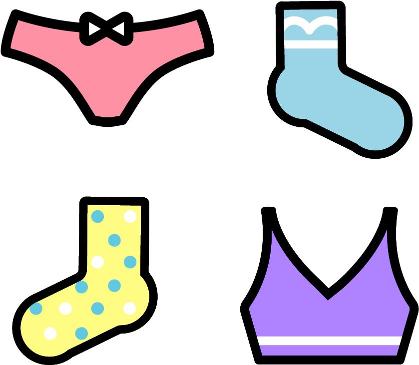 Kidsentials Pack For Girls Clipart (901x901), Png Download