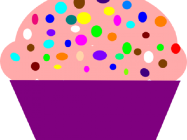 Violet Clipart Cupcake - Png Download (640x480), Png Download