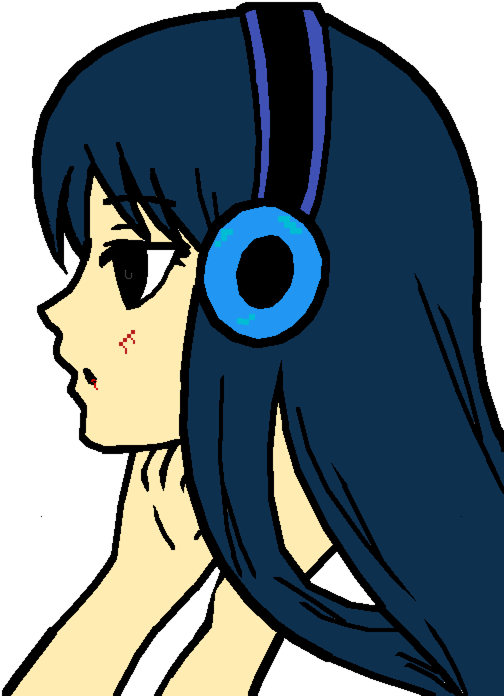 Girl That Was In Shock In A Fight Clipart (1008x1392), Png Download