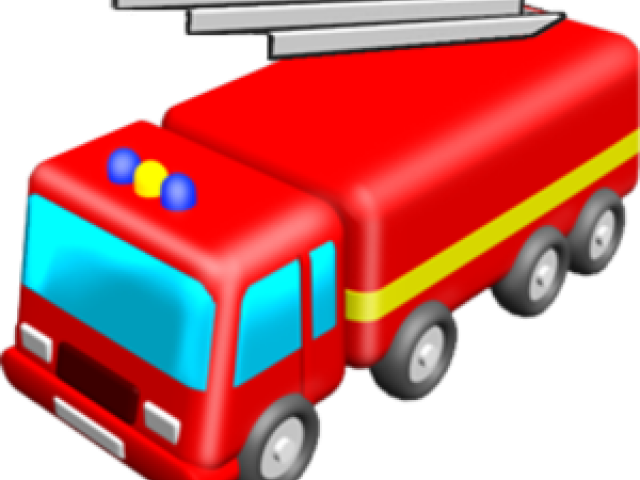 Fire Truck Clipart Long Truck - Png Download (640x480), Png Download