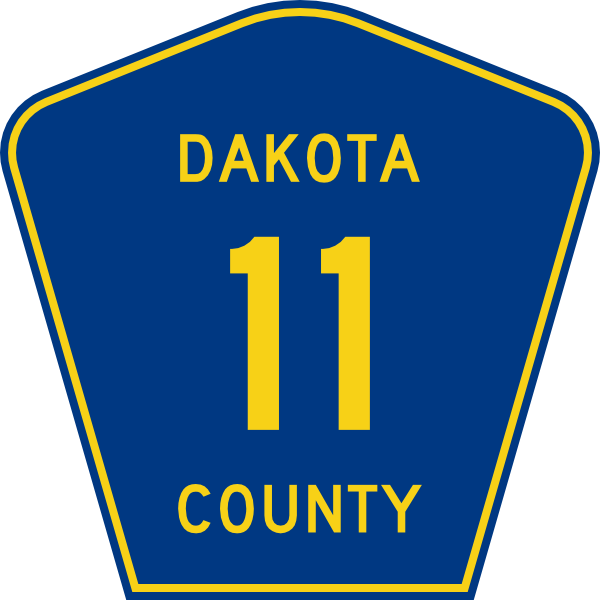 Free Vector Dakota County Route Clip Art - Png Download (600x600), Png Download