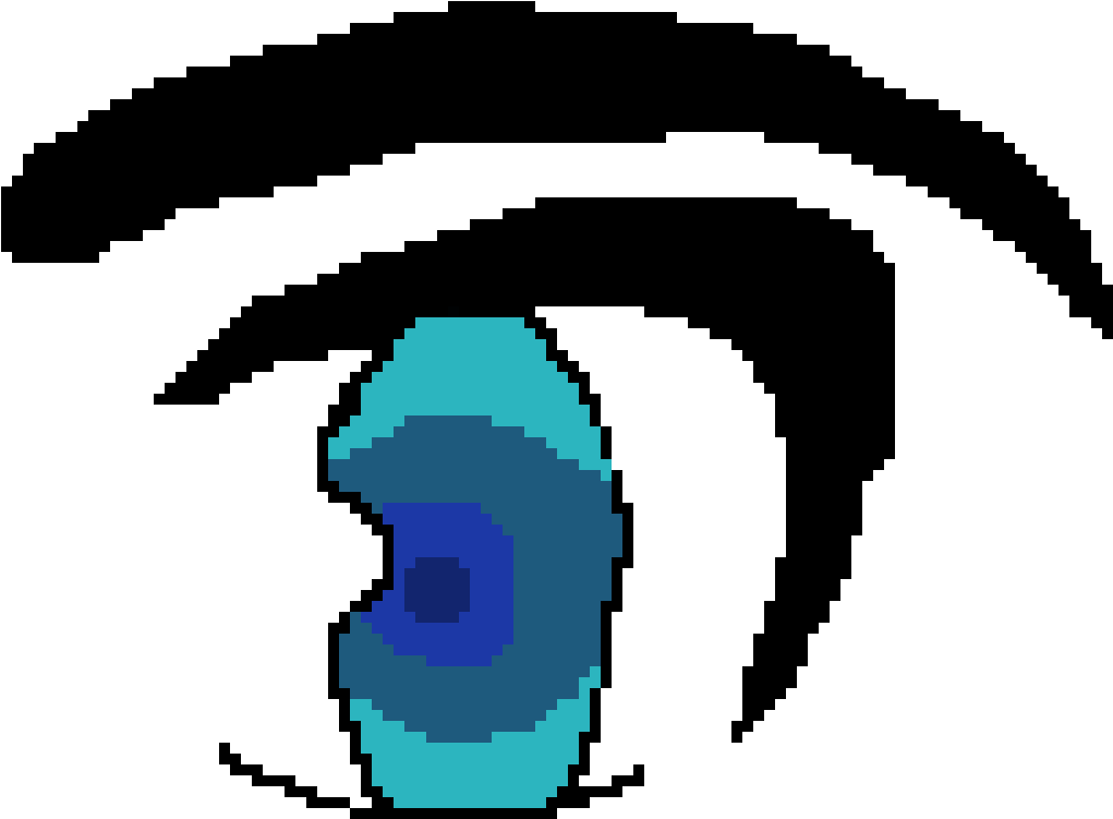 Blue Eye Clipart (1340x970), Png Download
