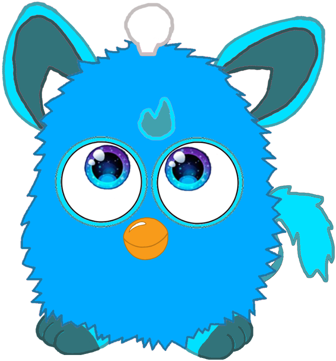 Furby Transparent Blue Eyed Clipart (1024x775), Png Download