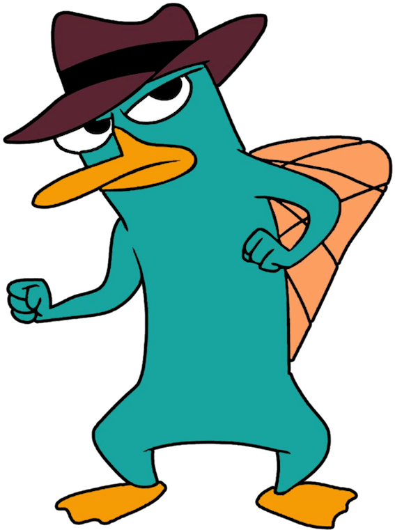 Jones As Perry Platypus Clipart (600x760), Png Download