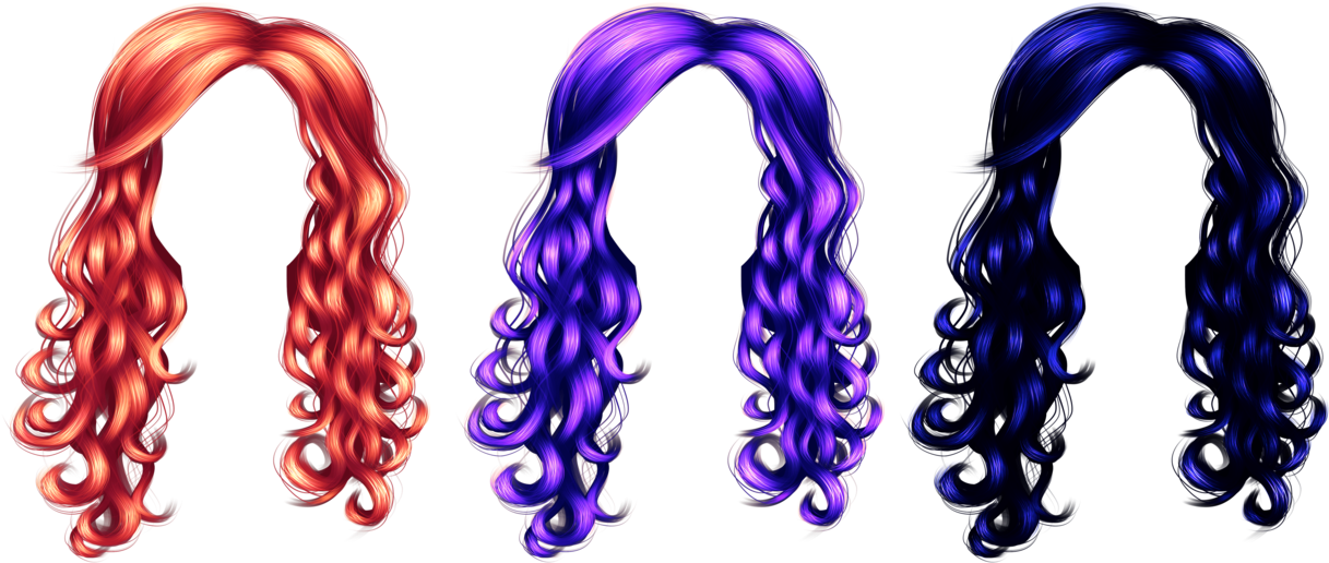 Mermaid Clipart Purple Hair - Png Download (1217x516), Png Download
