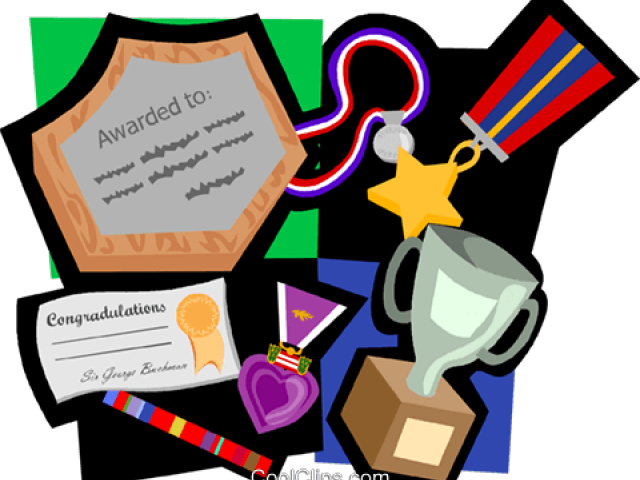 Award Clipart Awarded - Png Download (640x480), Png Download