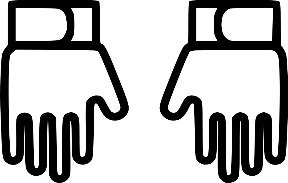 Canvas Gloves Comments Clipart (981x624), Png Download