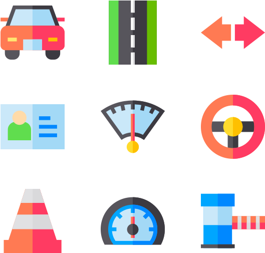 Traffic And Driving Clipart (600x564), Png Download