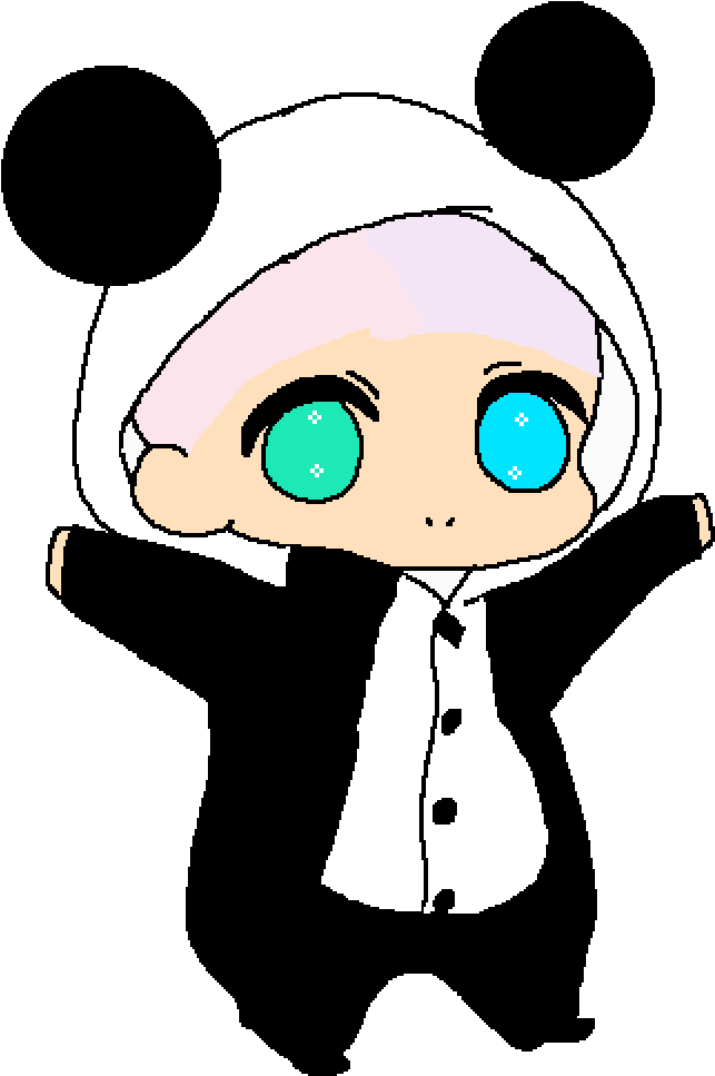 Baby Panda Strawberry Clipart (1000x1000), Png Download