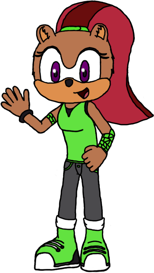 Quayla The Grizzly Bear Clipart (563x946), Png Download