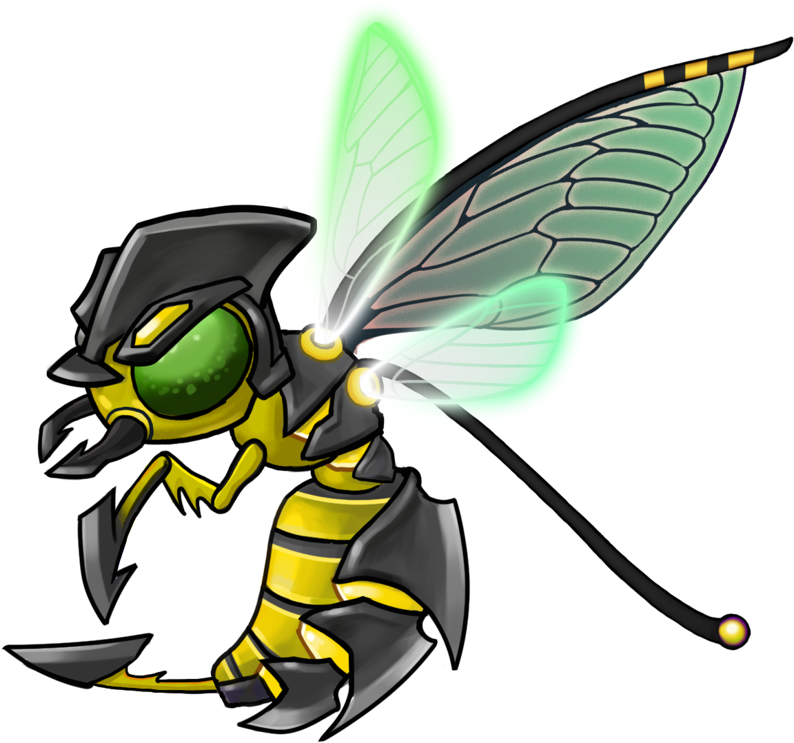 Battle Hornet Clipart (1318x1200), Png Download