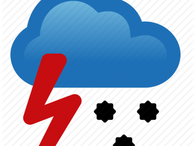 Storm Clipart Hail Storm - Png Download (640x480), Png Download