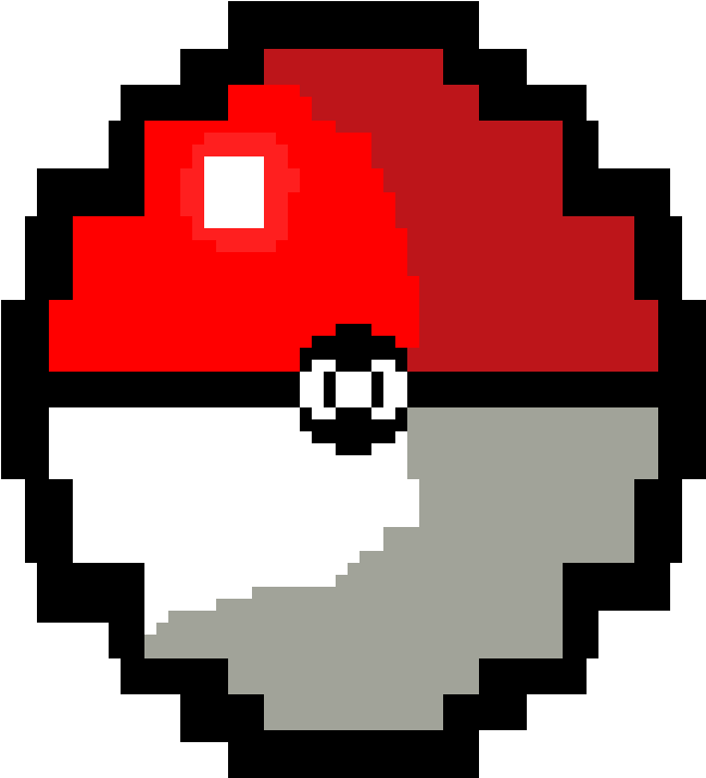 Pokeball Pixel Png Clipart (924x814), Png Download