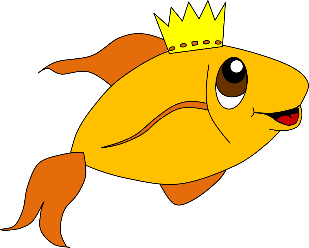 Marie And The Orange Fish Clipart (1068x858), Png Download