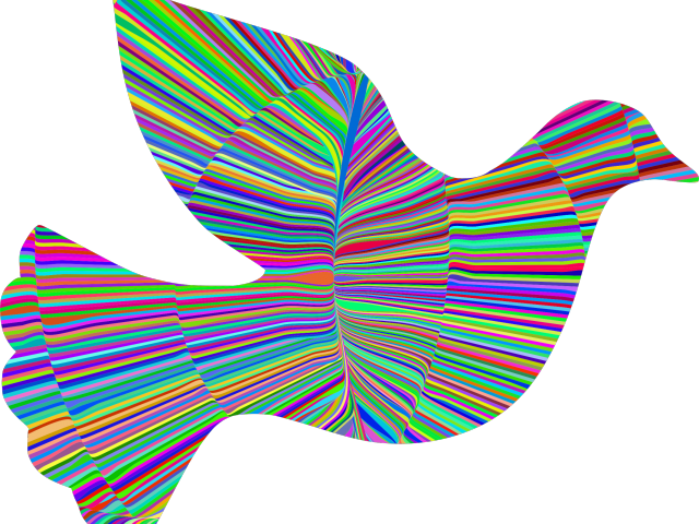 Physcedelic Clipart Dove - Png Download (640x480), Png Download