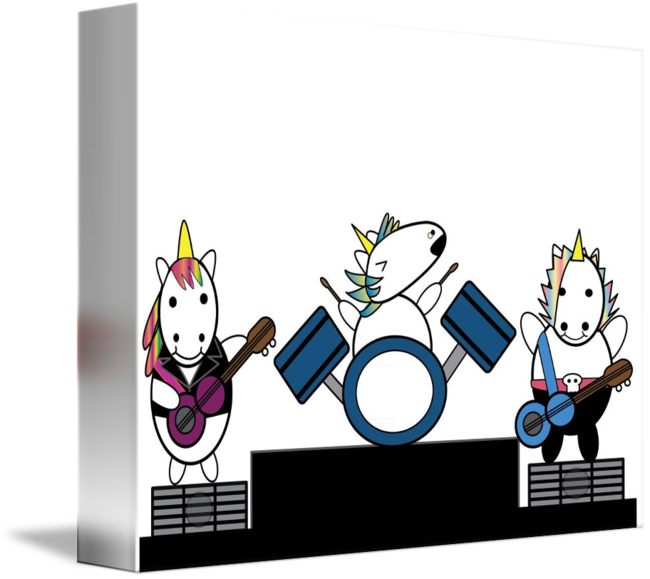 Zazzle Einhorn Kawaii Punkband Iphone 8/7 Hülle Clipart (650x579), Png Download