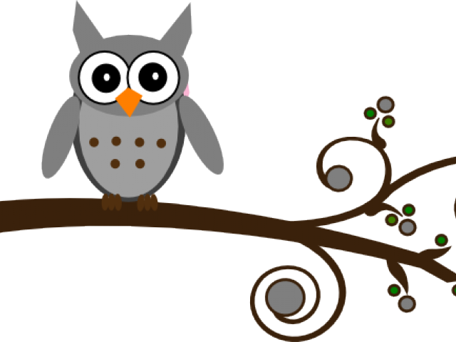 Great Grey Owl Clipart Baby - Png Download (640x480), Png Download