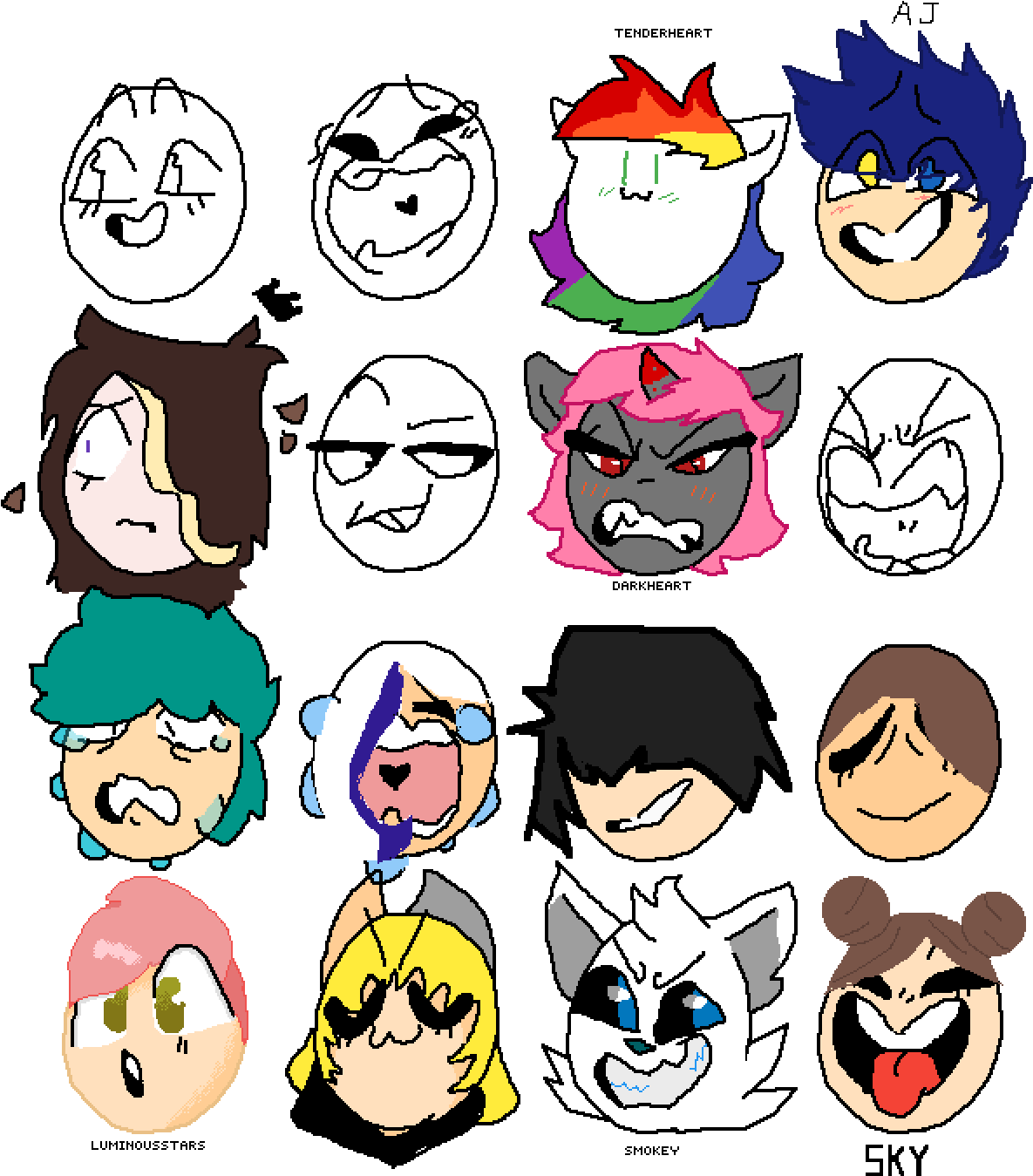 Decapitated Heads Clipart (1200x1400), Png Download