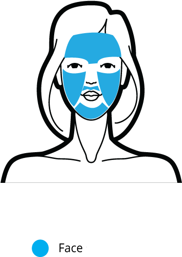 Women's Full Face Laser Hair Removal Package Clipart (800x800), Png Download