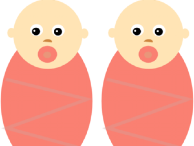 Twin Babies Cliparts - Png Download (640x480), Png Download