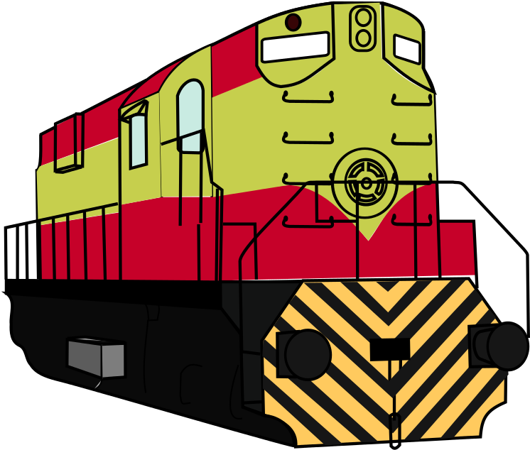 Alco Rsd 16 Locomotive Clipart (1024x1024), Png Download