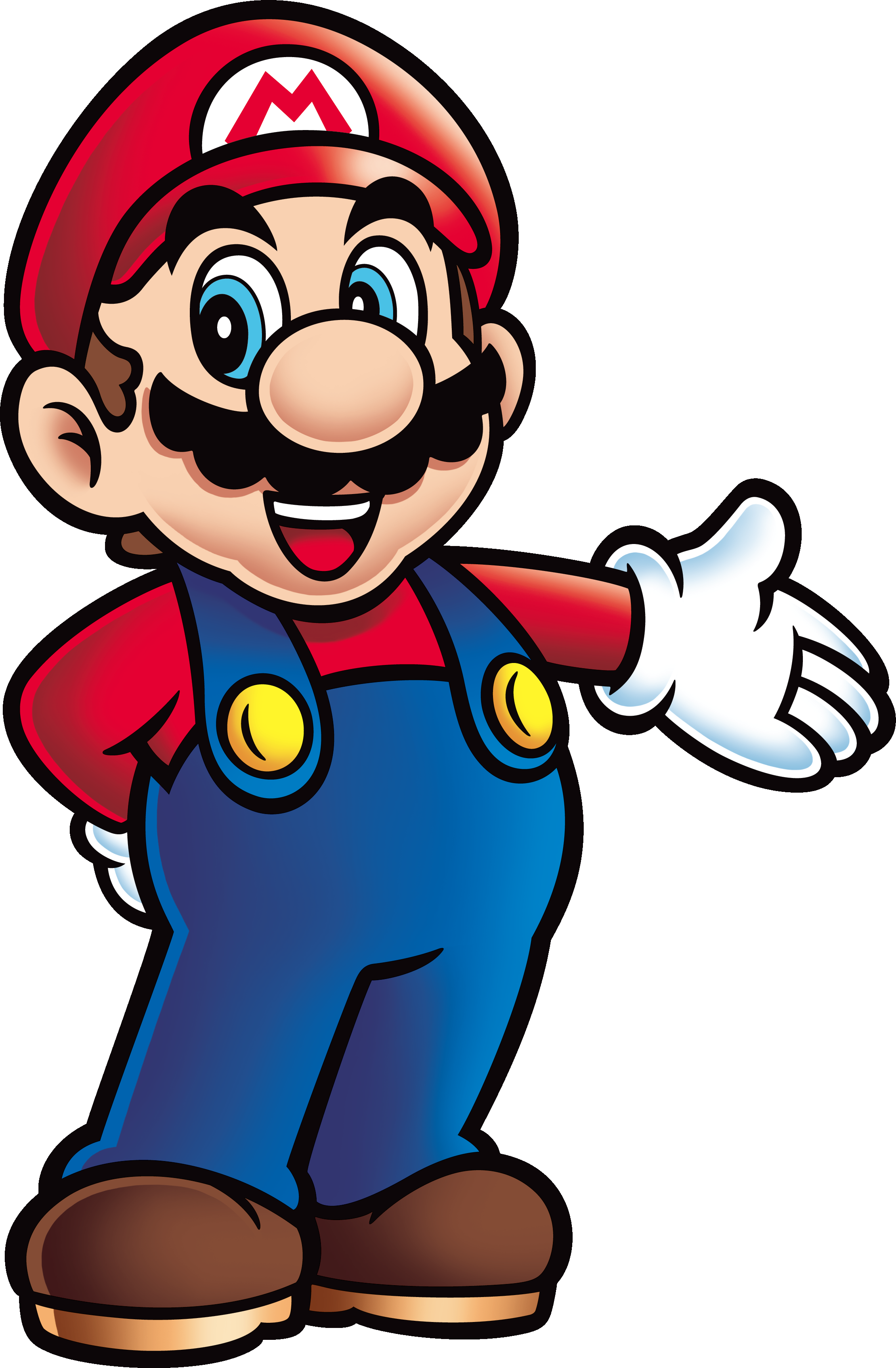 Clipart Of Mario And Tommy - Png Download (2261x3450), Png Download