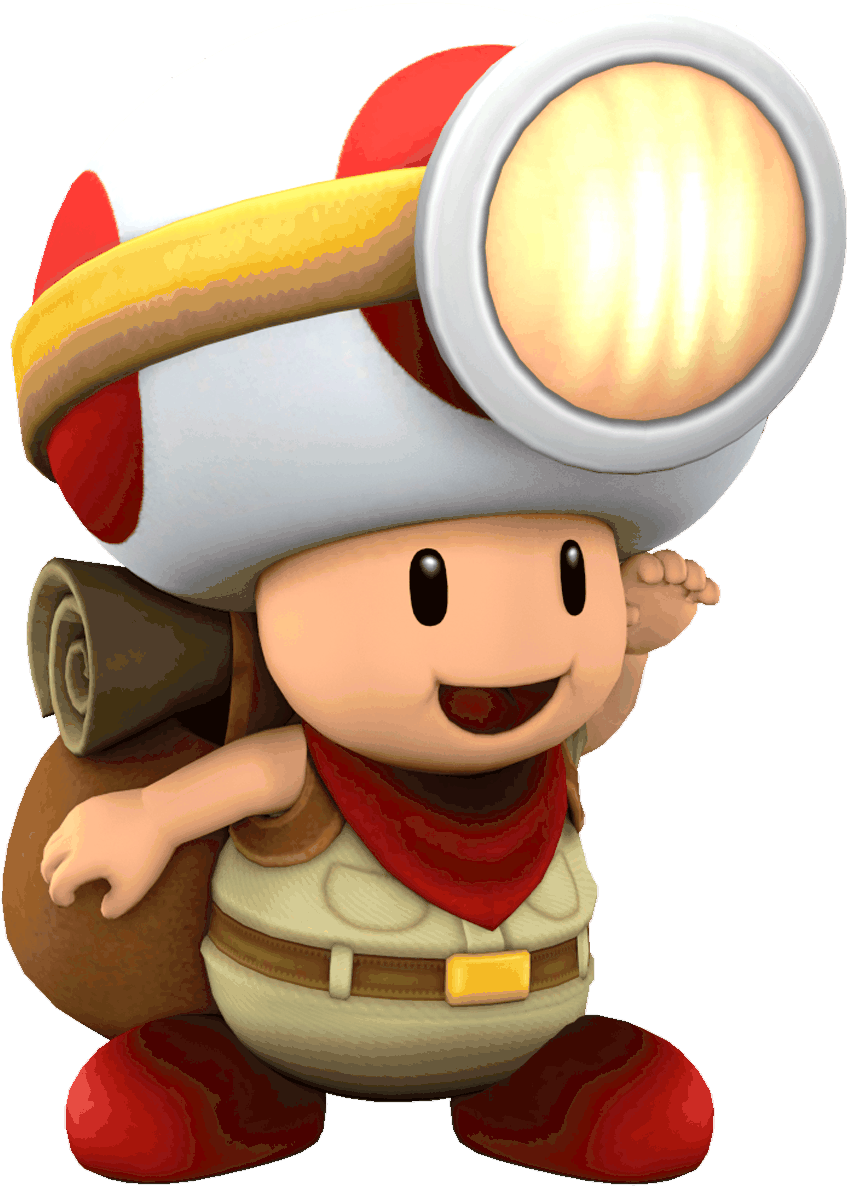 Toad Transparent Mario Clipart (1500x1500), Png Download