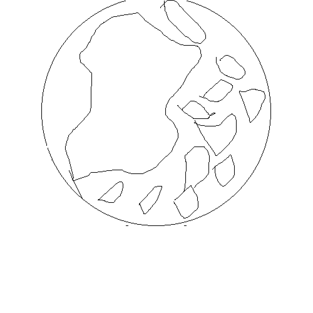 Fake Continent Of Pixel Art Clipart (1000x1000), Png Download