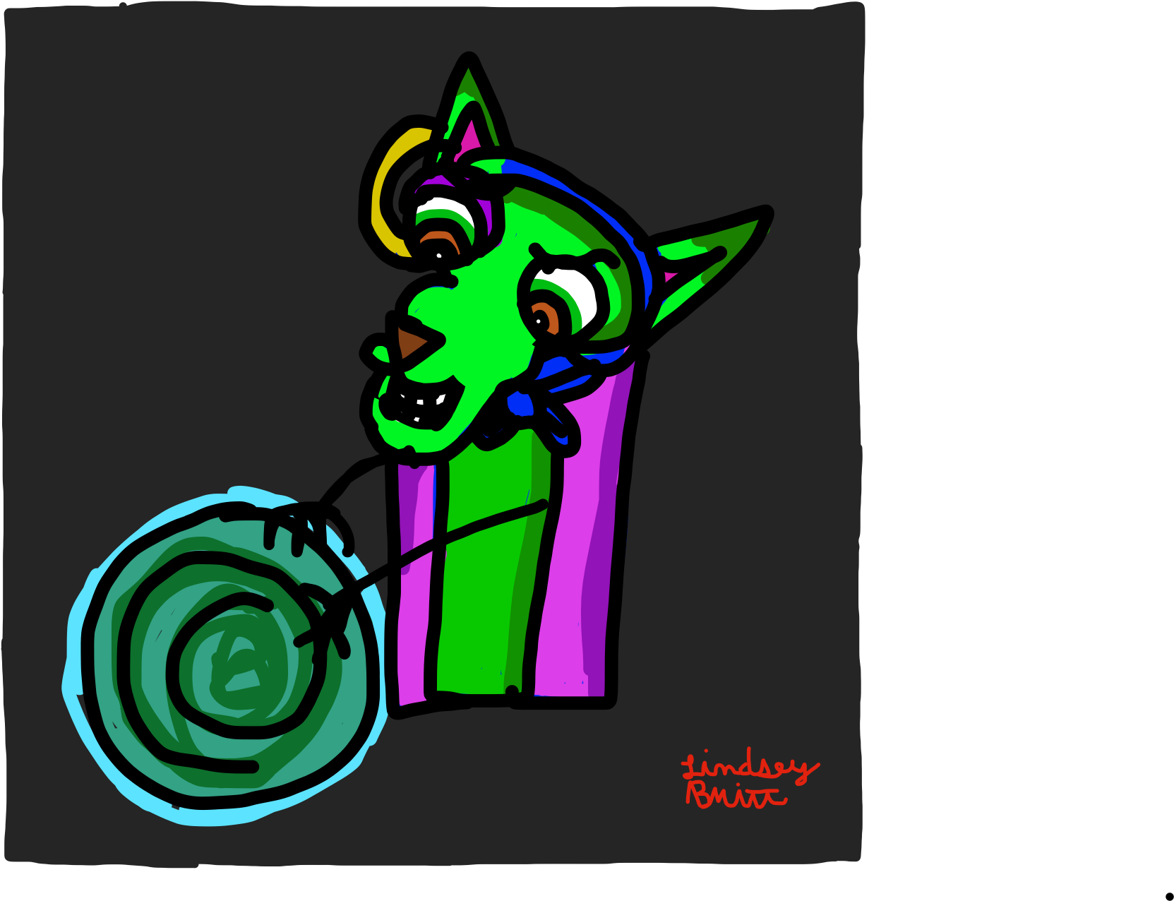 Courage The Cowardly Dog Gypsy Clipart (2048x1536), Png Download