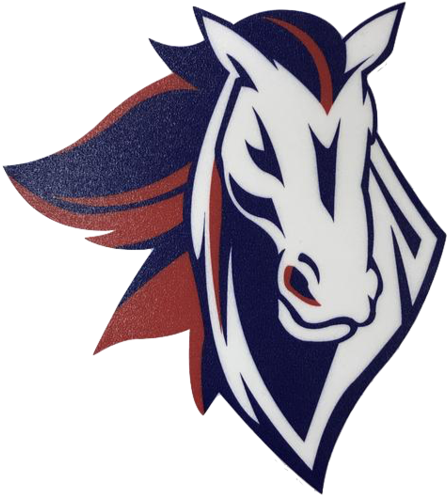 4" Bronco Car Decal Clipart (550x564), Png Download