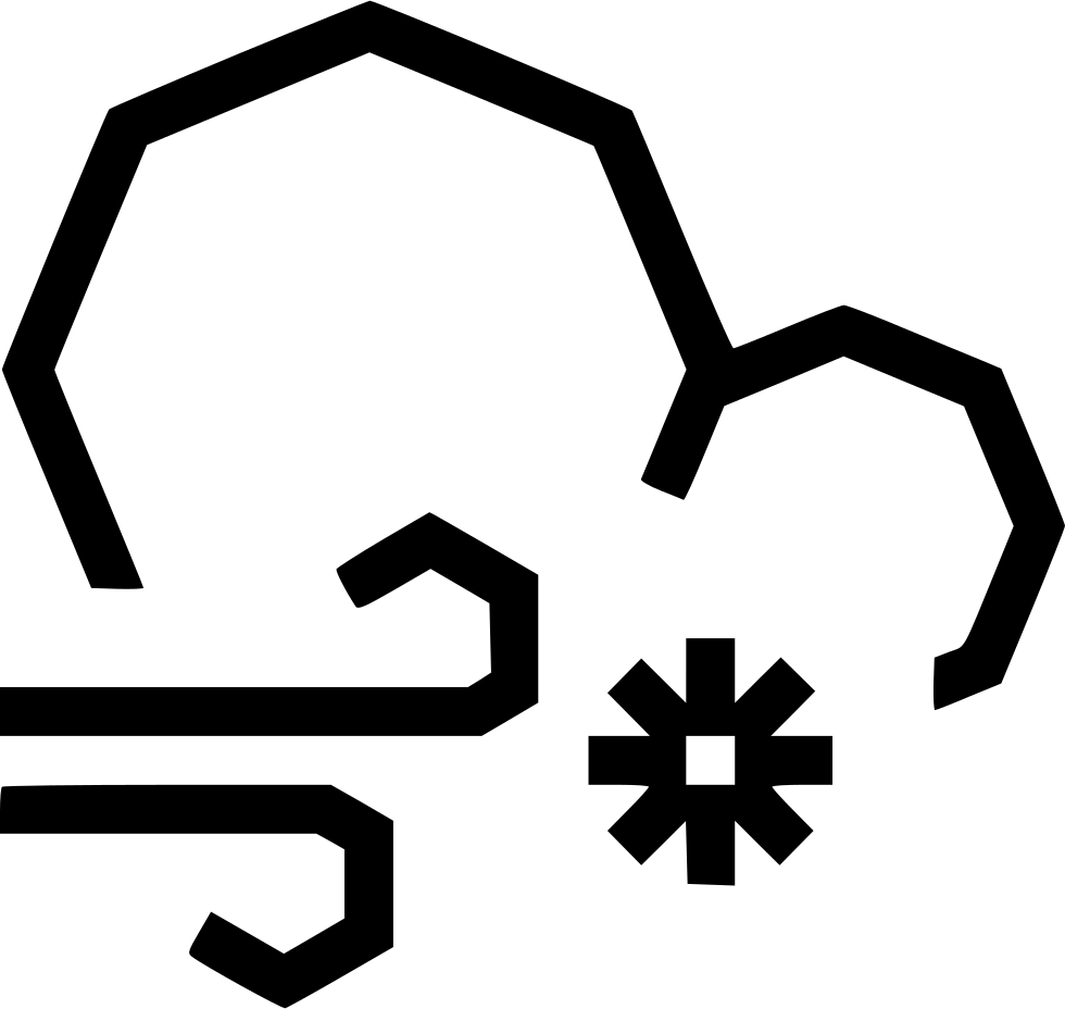 Cloud Snow Wind Comments Clipart (980x928), Png Download