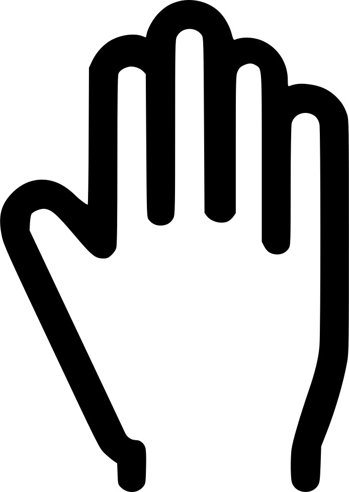 Hand Stop Comments Clipart (692x980), Png Download