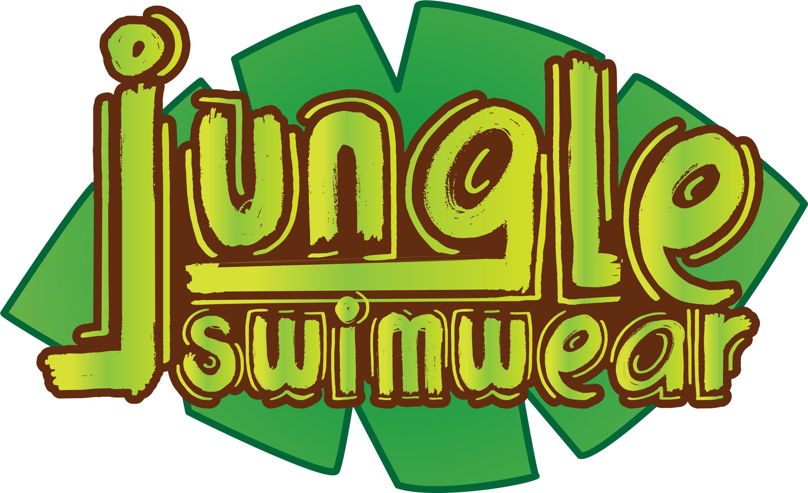 Jungle Swimwear Jungle Swimwear Clipart (3000x3000), Png Download